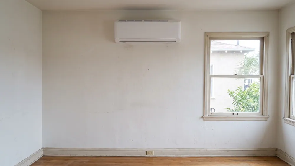 New indoor mini-split head in an existing room.